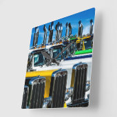 Diesel Trucks Vierkante Klok (Hoek)