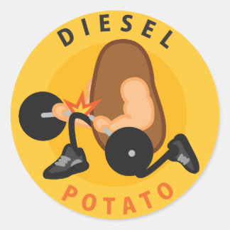 Dieselaardappel Sticker
