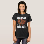 Dieselauto-technicus die het toekomstige mechanism t-shirt (Voorkant volledig)