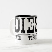 DieselGrunge Tweekleurige Koffiemok (Voorkant links)
