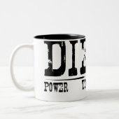 DieselGrunge Tweekleurige Koffiemok (Links)