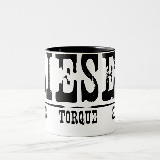 DieselGrunge Tweekleurige Koffiemok (Center)