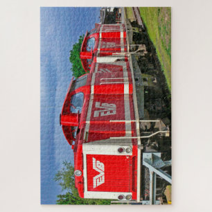 Diesellocomotieven Duitsland. Legpuzzel
