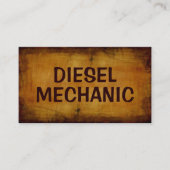 dieselmechanisch Antiek Visitekaartje (Voorkant)