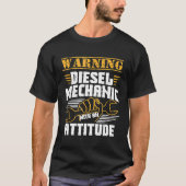 Dieselmechanisch dieselmechanisme met hoogte 1 t-shirt (Voorkant)