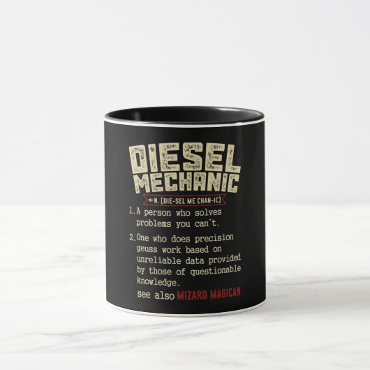 Dieselmechanische definitie mok (Midden)