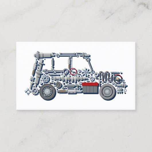 Dieselmechanisme Visitekaartje (Voorkant)