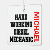 Dieselmechanisme voor hard werken keramisch ornament (Links)