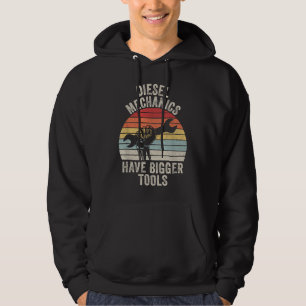 Dieselmechanismen van Retro hebben grotere gereeds Hoodie