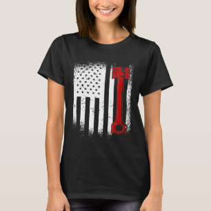 Dieselmochanische zuiger voor de VS-vlag voor elke T-shirt