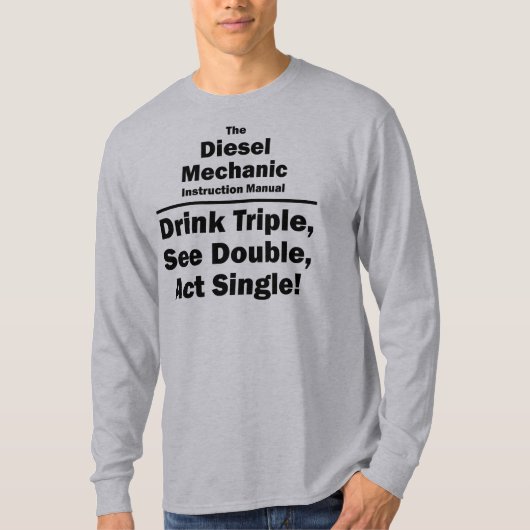 dieselmonteur t-shirt (Voorkant)