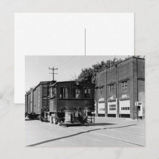 Dieselmotor in Algonac Michigan Briefkaart (Voorkant / Achterkant)