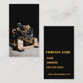 Dieselmotor Mechanisch Visitekaartje (Voorkant / Achterkant)