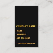 Dieselmotor Mechanisch Visitekaartje (Achterkant)