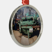 Dieselmotor Metalen Ornament (Rechts)