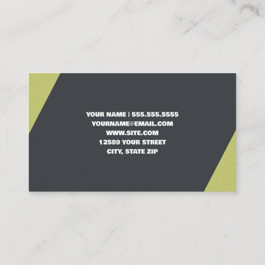 Dieselmotoren Visitekaartje (Achterkant)