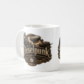 Dieselpunk Koffiemok (Voorkant links)