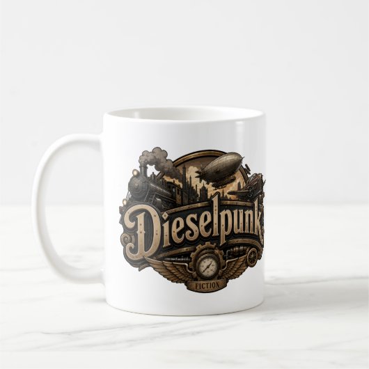 Dieselpunk Koffiemok (Links)