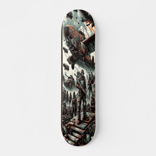 "Dieselpunk Warfare Deck" Persoonlijk Skateboard (Voorkant)