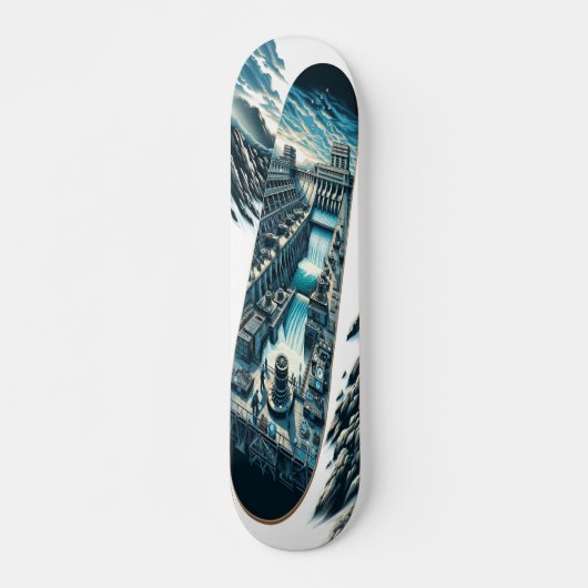 "Dieselpunk-waterkrachtdek" Persoonlijk Skateboard (Voorkant)