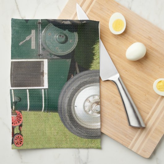  dieseltractor theedoek (Quarter Fold)