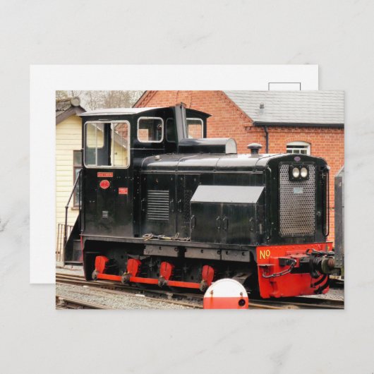 DIESELTREIN BRIEFKAART (Voorkant / Achterkant)