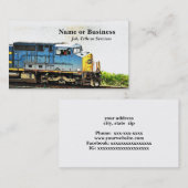 dieseltrein visitekaartje (Voorkant / Achterkant)