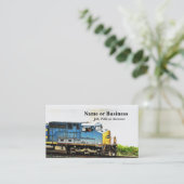 dieseltrein visitekaartje (Staand voorkant)