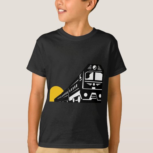 Dieseltrein vooraan t-shirt (Voorkant)