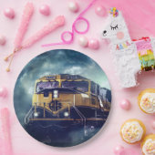 Dieseltreinemotoren Papieren Bordje (Feest)