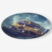 Dieseltreinemotoren Papieren Bordje (Gekanteld)