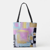 Diesupfoto, meerkleurig schilderen tote bag (Achterkant)