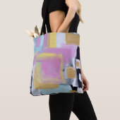 Diesupfoto, meerkleurig schilderen tote bag (Dichtbij)