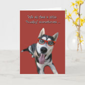 Diet Aanmoediging Funny Wenskaart Kaart (Gele Bloem)