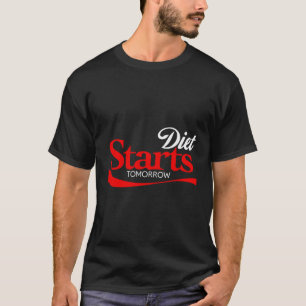 Diet begint morgen Shirt Keto Paleo Vegan Funny