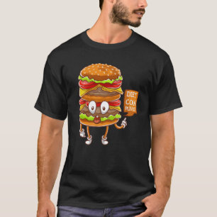 Diet Cola: Burger Fast Food Lover Hamburger T-shirt
