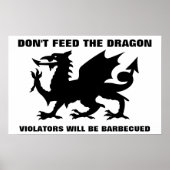 Diet de Drakendruk niet aan Poster (Voorkant)