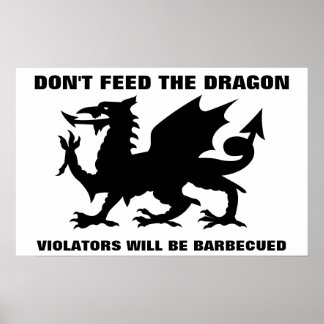 Diet de Drakendruk niet aan Poster
