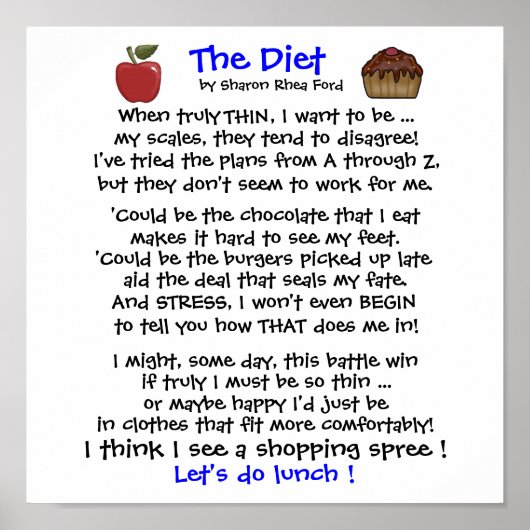 Diet door SRF Poster (Voorkant)