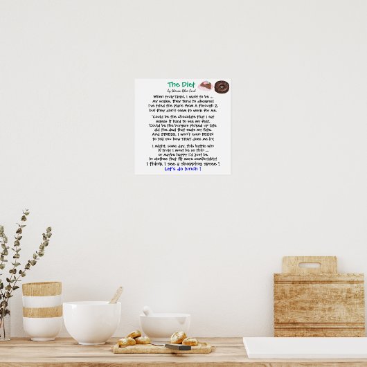 Diet door SRF Poster (Keuken)