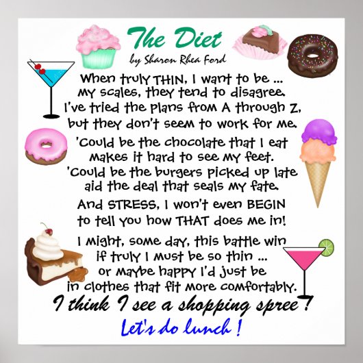 Diet door SRF Poster (Voorkant)