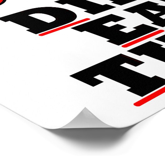 DIET Funny Poster (Hoek)