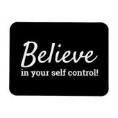 Diet Geloof in uw zelfbedieningsbevestiging Magneet (Horizontaal)