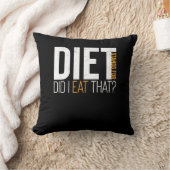 Diet heb ik die grappige Fitness Joke opgegeten Kussen (Deken)