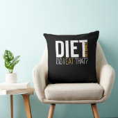 Diet heb ik die grappige Fitness Joke opgegeten Kussen (Stoel)