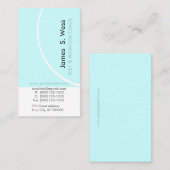 Diet Nutrition Abstracte Classy Edgy Design Visitekaartje (Voorkant / Achterkant)