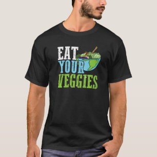 Diet op basis van plant eet meer Veggies om vegeta T-shirt