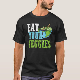Diet op basis van plant eet meer Veggies om vegeta T-shirt