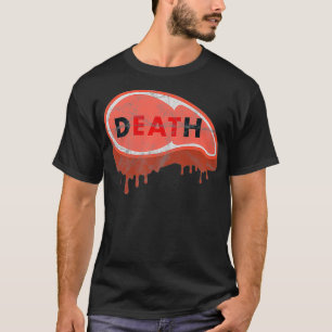 Diet seitan Tofu op basis van Vegan Veganism Death T-shirt