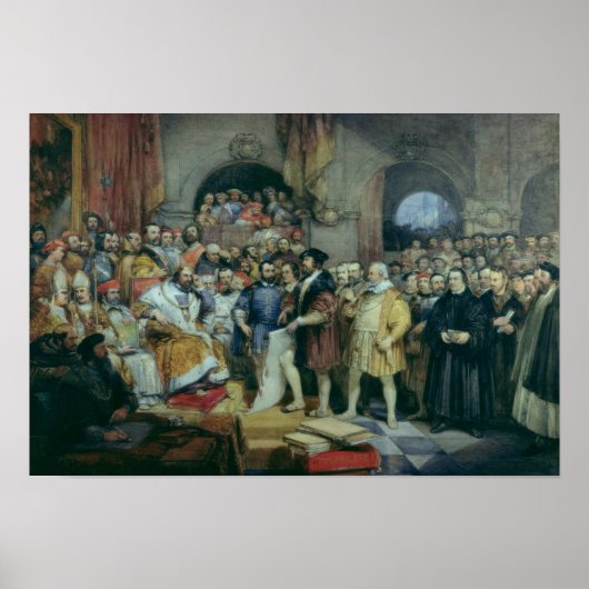 Diet van Spires, 19 april 1529 Poster (Voorkant)